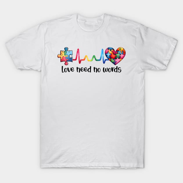 Puzzle Heart Autism Awareness Gift for Birthday, Mother's Day, Thanksgiving, Christmas T-Shirt by skstring